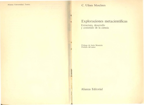 Exploraciones metacientíficas: estructura, desarrollo y contenido de la ciencia