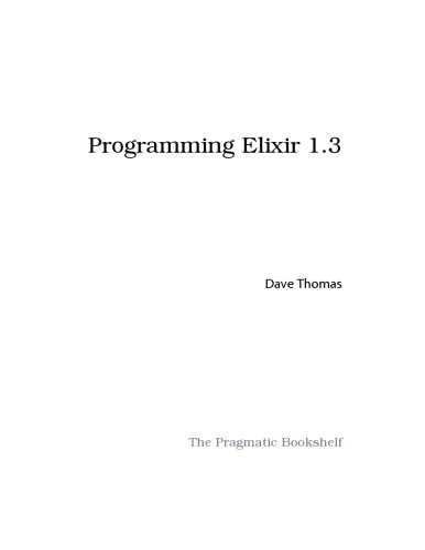 Programming Elixir 1.3