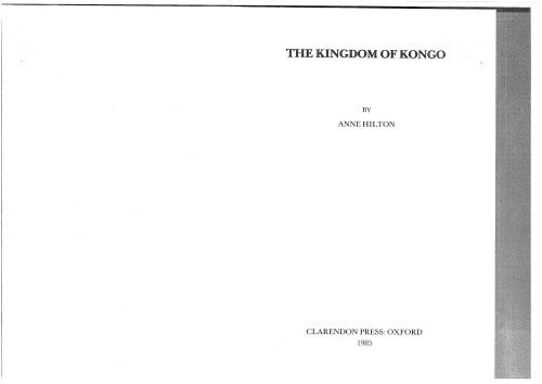 The Kingdom of Kongo