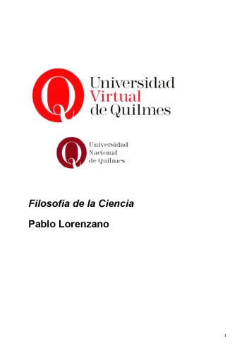 Filosofía de la Ciencia