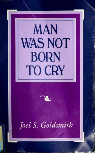 Man Was Not Born to Cry