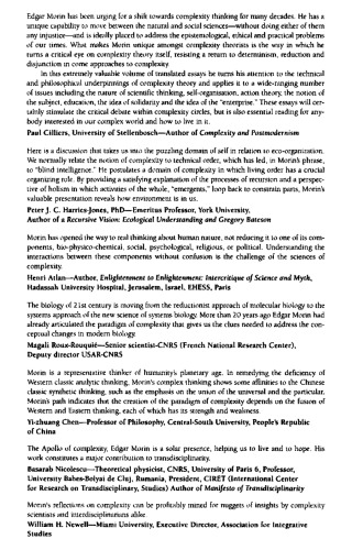 On Complexity(Advances in Systems Theory, Complexity, and the Human Sciences)