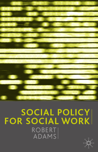 Social Policy for Social Work