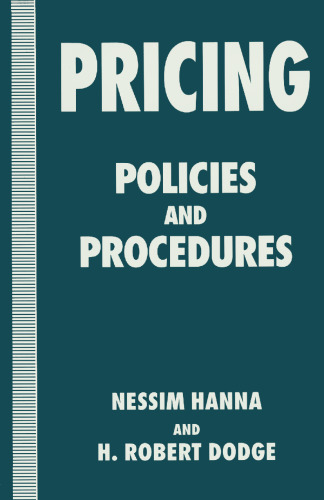 Pricing: Policies and Procedures