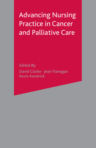 Advancing Nursing Practice in Cancer and Palliative Care