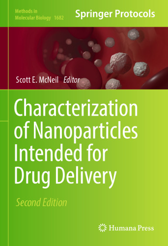  Characterization of Nanoparticles Intended for Drug Delivery