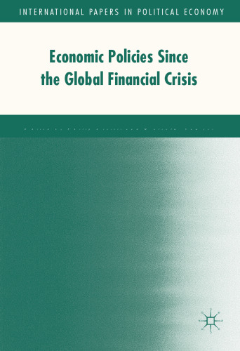 Economic Policies since the Global Financial Crisis