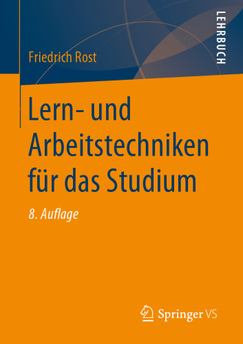  Lern- und Arbeitstechniken für das Studium