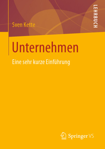 Unternehmen: Eine sehr kurze Einführung