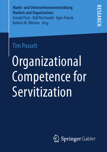  Organizational Competence for Servitization 