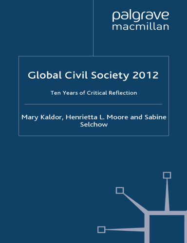 Global Civil Society 2012: Ten Years of Critical Reflection