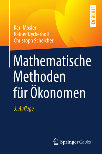 Mathematische Methoden für Ökonomen