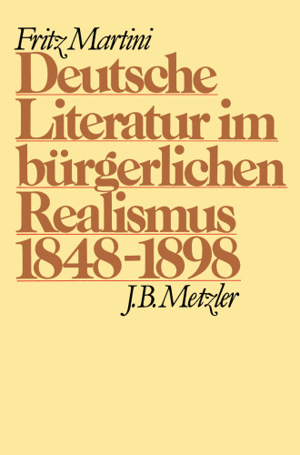Deutsche Literatur im bürgerlichen Realismus 1848–1898