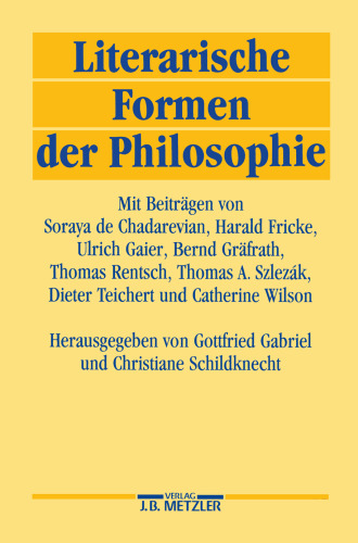 Literarische Formen der Philosophie