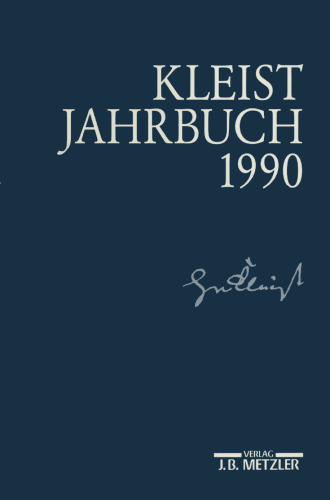 Kleist-Jahrbuch 1990