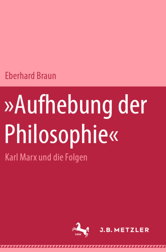 »Aufhebung der Philosophie«