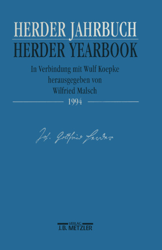 Herder Jahrbuch Herder Yearbook 1994