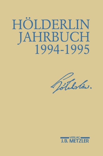 Hölderlin-Jahrbuch