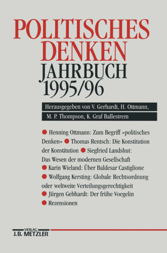Politisches Denken Jahrbuch 1995/96