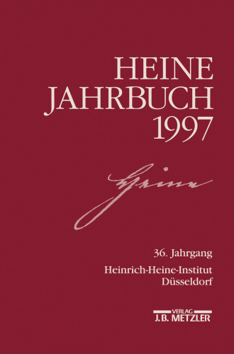 Heine-Jahrbuch 1997: 36.Jahrgang
