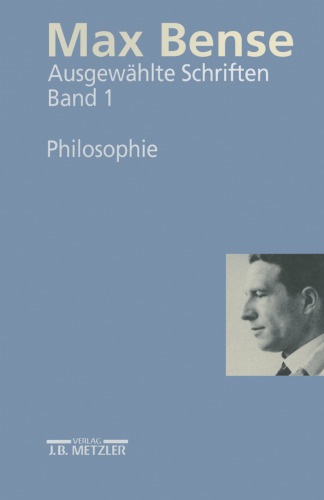 Ausgewählte Schriften: Band 1: Philosophie