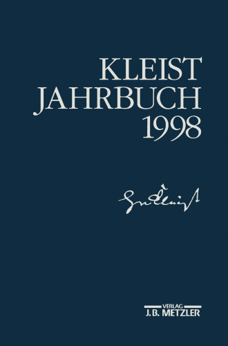 Kleist-Jahrbuch 1998