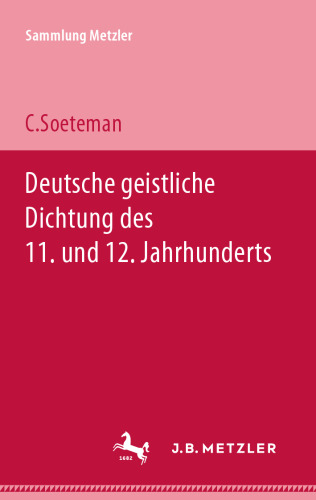 Deutsche geistliche Dichtung des 11. und 12. Jahrhunderts