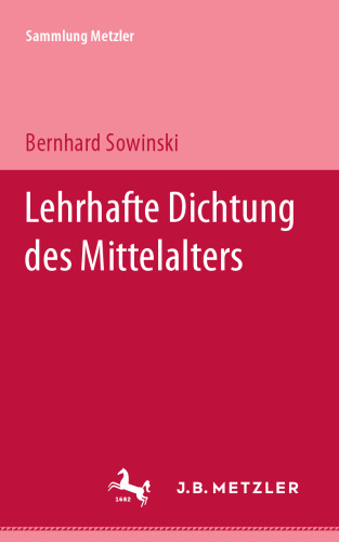 Lehrhafte Dichtung des Mittelalters