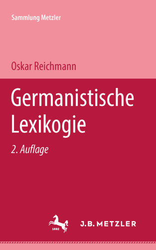 Germanistische Lexikologie
