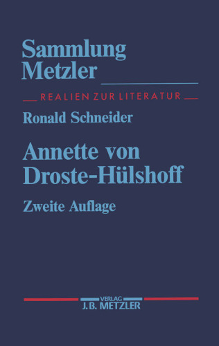 Annette von Droste-Hülshoff