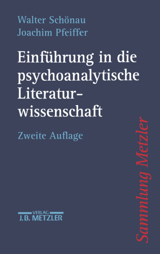 Einführung in die psychoanalytische Literaturwissenschaft