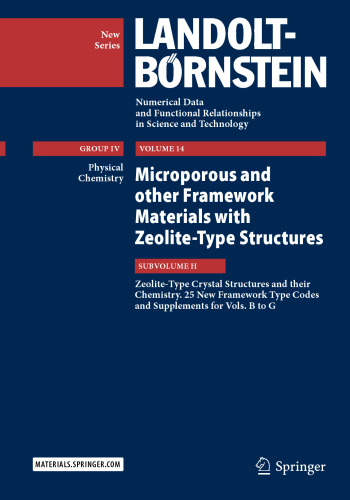 Microporous and other Framework Materials with Zeolite-Type Structures: Zeolite-Type Crystal Structures and their Chemistry. 25 New Framework Type Codes and Supplements for Vols. B to G