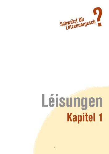 Schwätzt Dir Lëtzebuergesch? 3