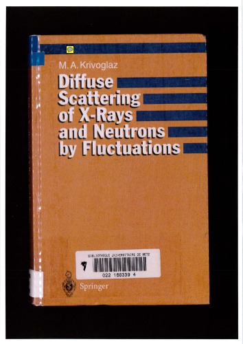 Diffuse scattering of X-rays and neutrons by fluctuations