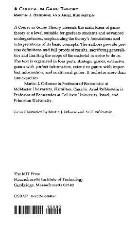 A Course In Game Theory