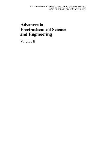 Advances In Electrochemical Science And Engineering