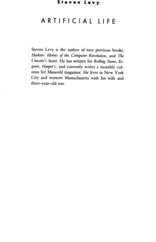 Artificial Life: A Report from the Frontier Where Computers Meet Biology