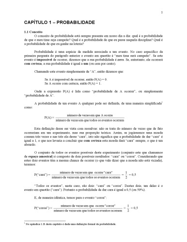 Estatística E Introdução À Econometria