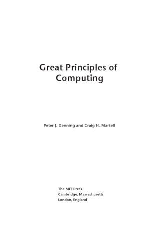 Great Principles of Computing