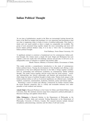 Indian Political Thought: A Reader