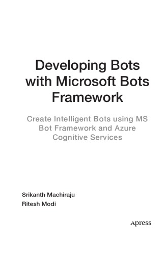 Developing Bots with Microsoft Bots Framework