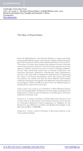 The Rise of Fiscal States: A Global History, 1500–1914