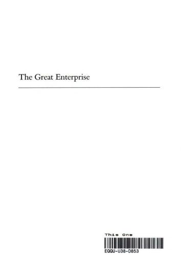 The Great Enterprise: The Manchu Reconstruction of Imperial Order in Seventeenth-Century China
