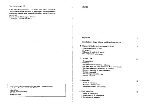 Esercizi e complementi di analisi matematica