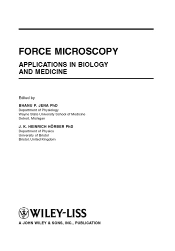 Force microscopy: applications in biology and medicine