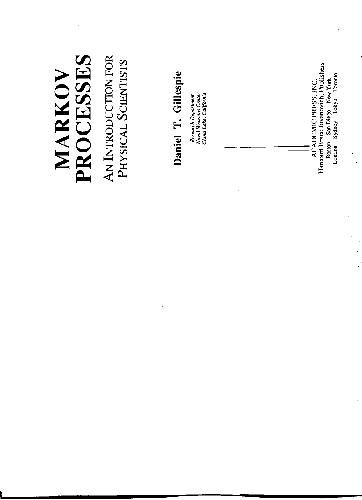 Markov Processes