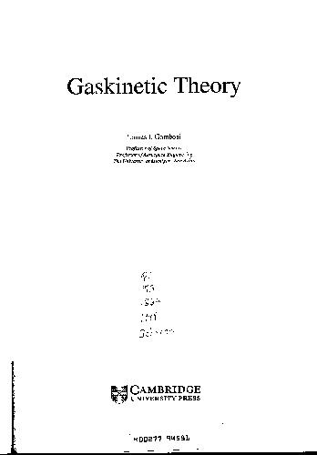 Gombosi,Gaskinetic theory