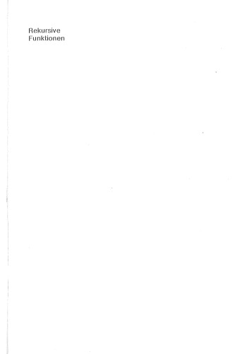 Rekursive Funktionen