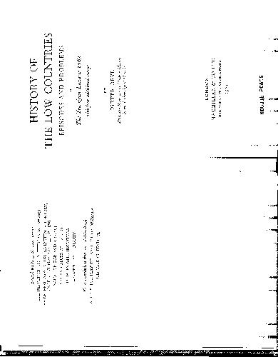 History of low countries