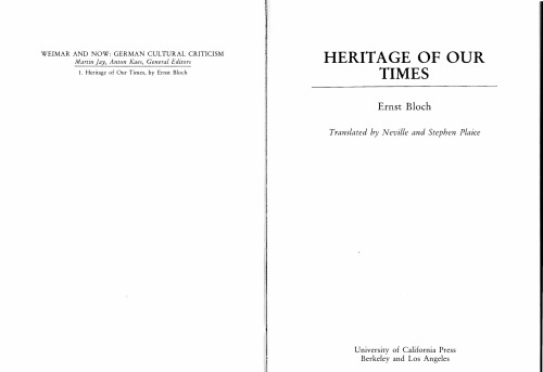 Heritage of Our Times